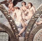 RAFFAELLO Sanzio, Cupid and the Three Graces